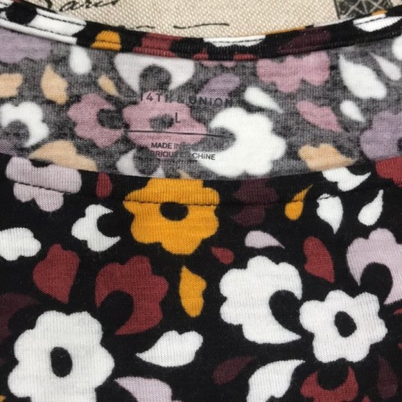 14th & Union Shirred Shoulder Tank Top - Picture 5 of 5